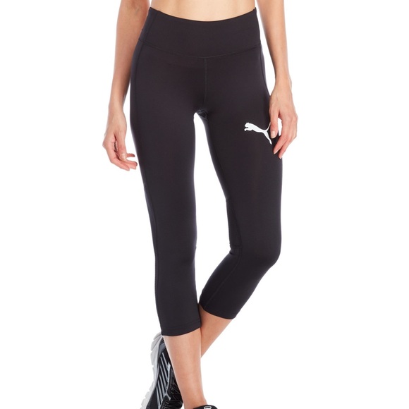 Puma Pants - Puma black leggings with mesh panels. NWT.  Sz L.